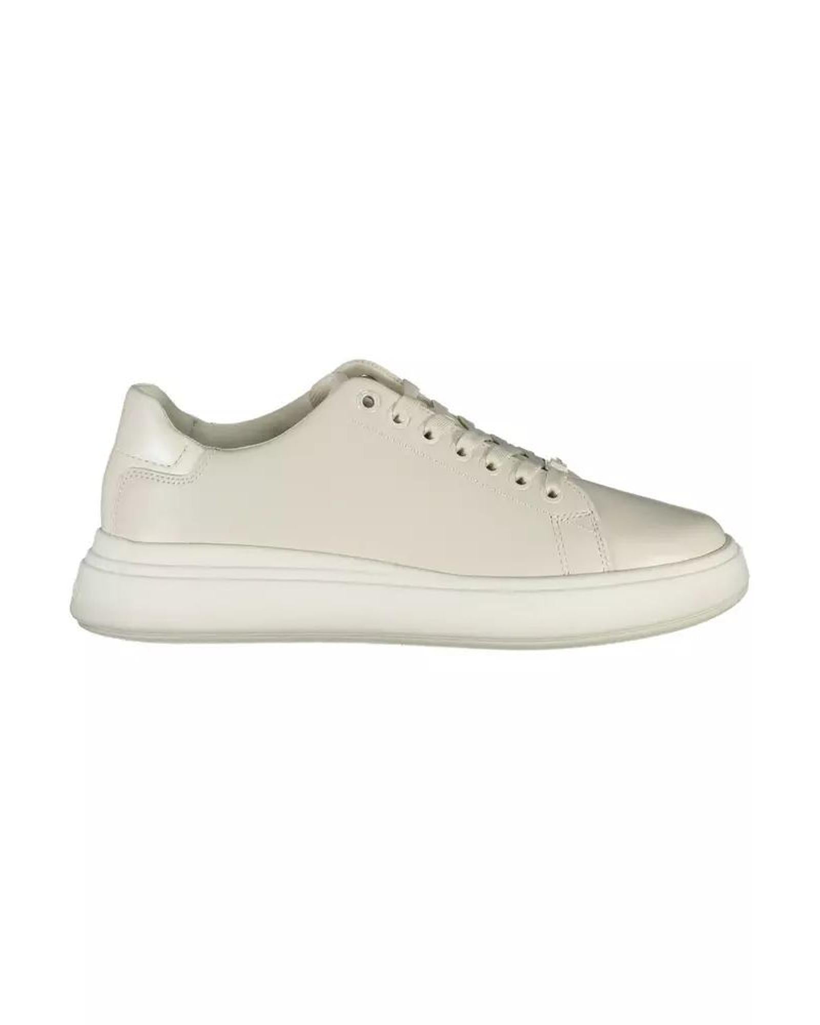 Calvin Klein Women's Beige Polyester Sneaker - 37 EU