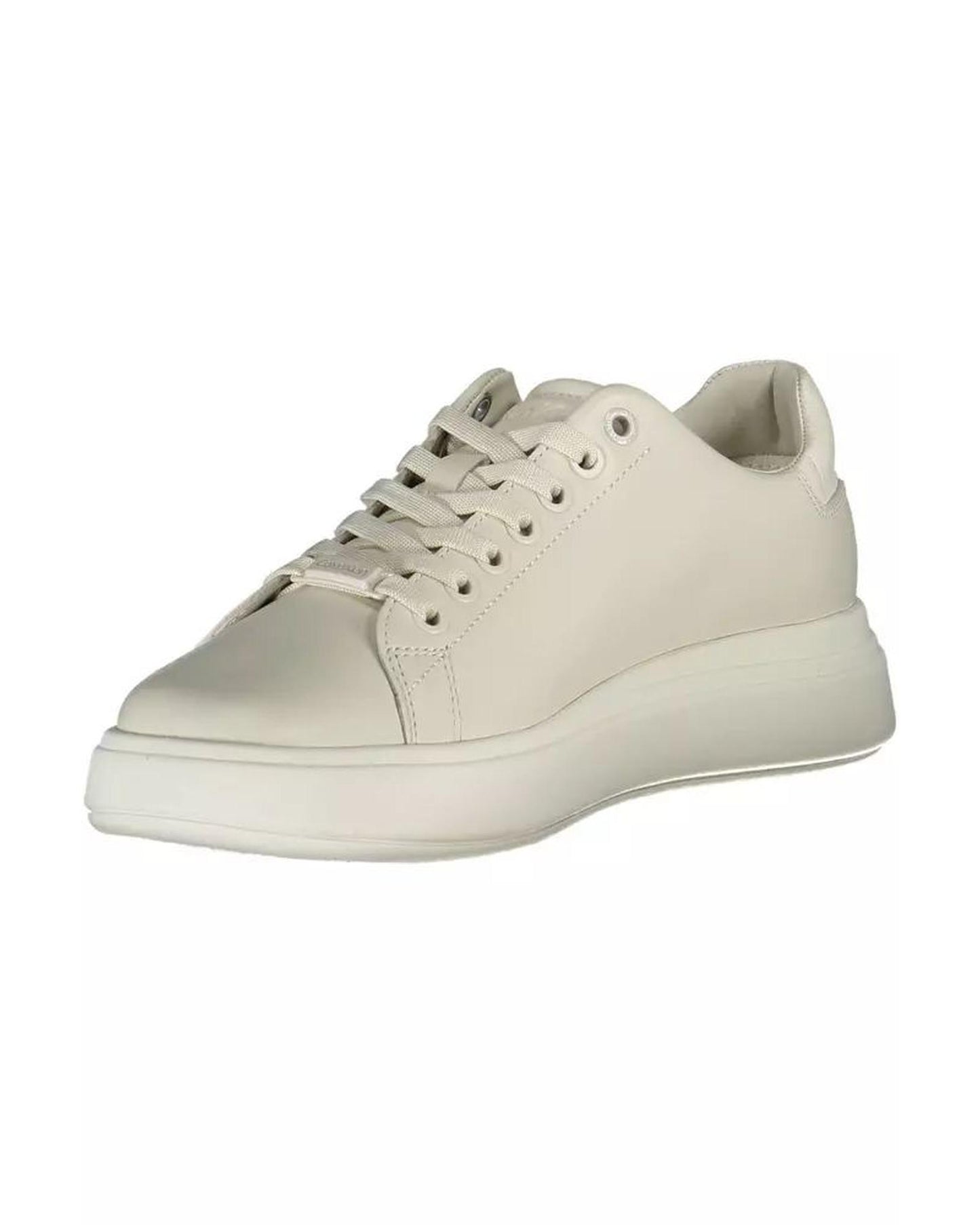 Calvin Klein Women's Beige Polyester Sneaker - 39 EU