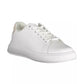 Calvin Klein Women's White Polyester Sneaker - 37 EU