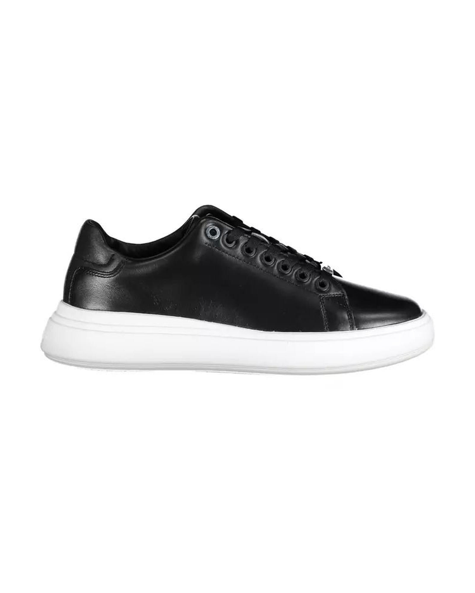 Calvin Klein Women's Black Polyester Sneaker - 36 EU