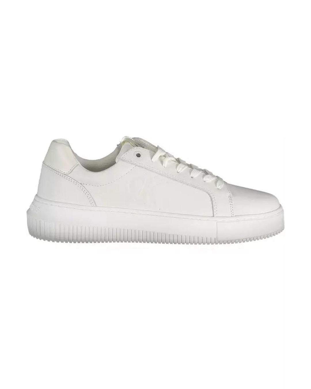 Calvin Klein Women's White Polyester Sneaker - 39 EU