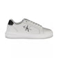 Calvin Klein Women's White Polyester Sneaker - 36 EU