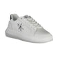 Calvin Klein Women's White Polyester Sneaker - 36 EU