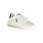 Calvin Klein Men's White Polyester Sneaker - 40 EU