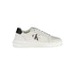 Calvin Klein Women's White Polyester Sneaker - 36 EU