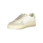 Calvin Klein Men's White Polyester Sneaker - 40 EU