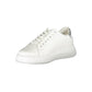 Calvin Klein Women's White Polyester Sneaker - 36 EU