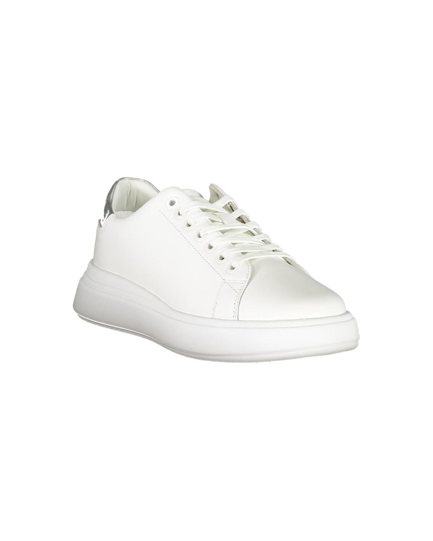 Calvin Klein Women's White Polyester Sneaker - 41 EU