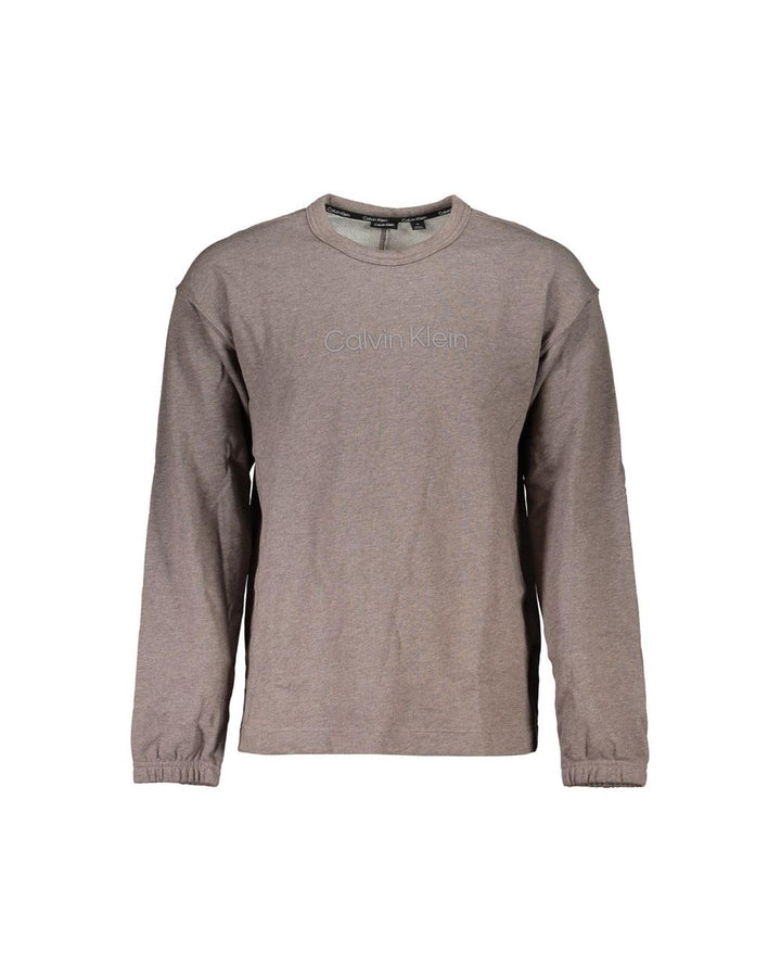 Calvin Klein Men's Brown Cotton Sweater - L