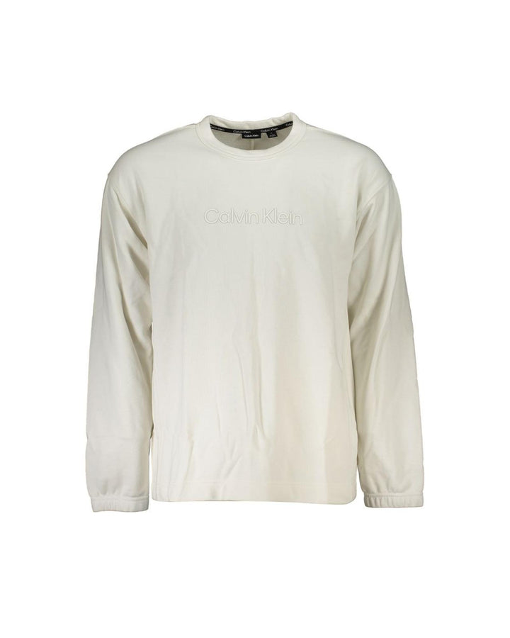 Calvin Klein Men's White Cotton Sweater - S