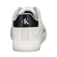 Calvin Klein Women's White Polyester Sneaker - 38 EU