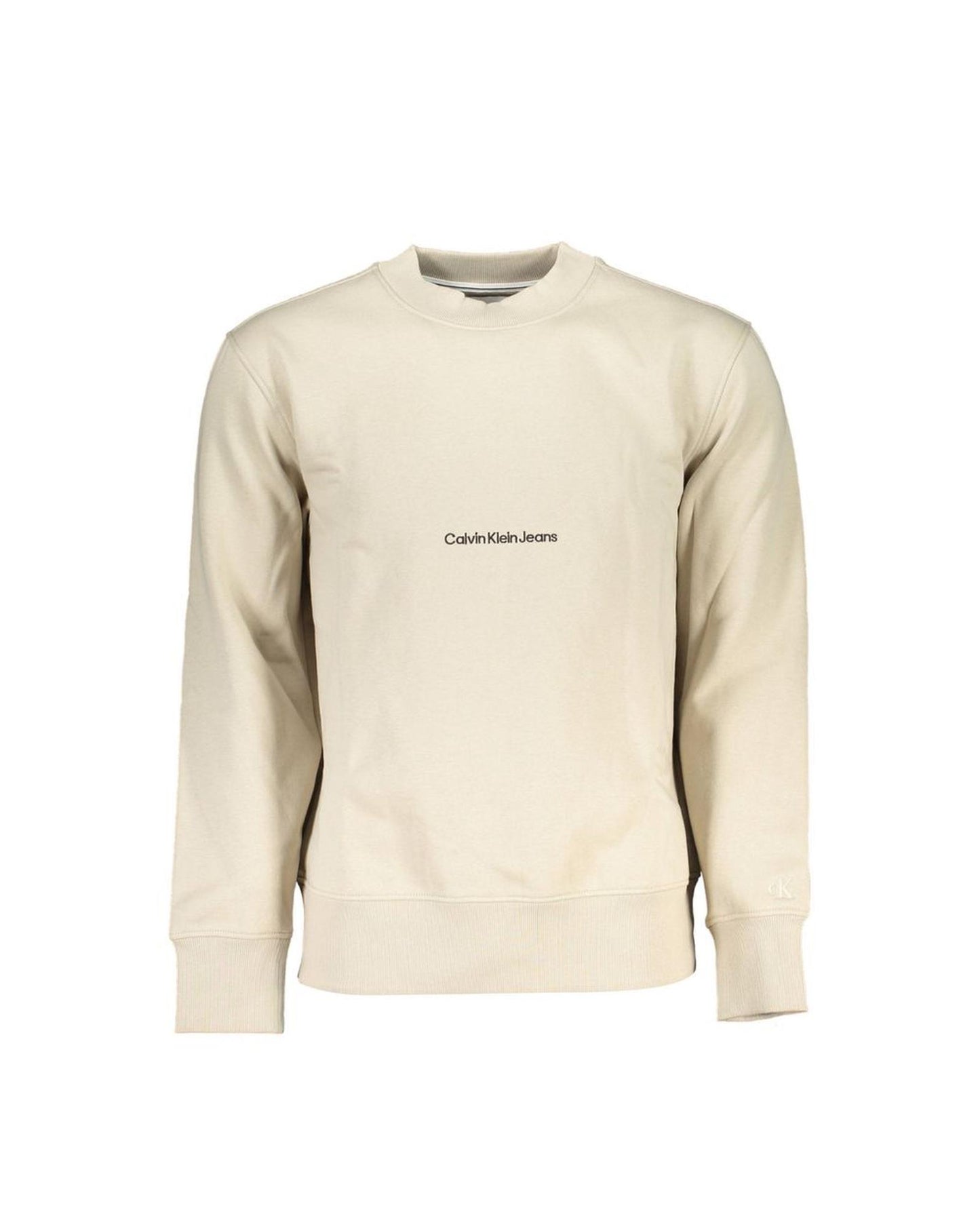 Calvin Klein Men's Beige Cotton Sweater - L