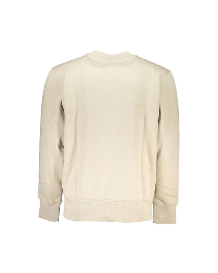 Calvin Klein Men's Beige Cotton Sweater - L