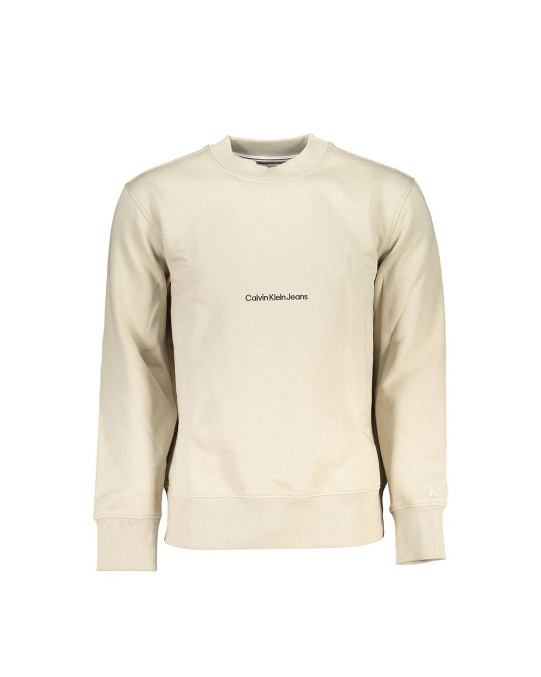 Calvin Klein Men's Beige Cotton Sweater - M