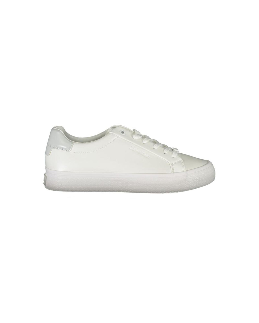 Calvin Klein Women's White Polyester Sneaker - 38 EU