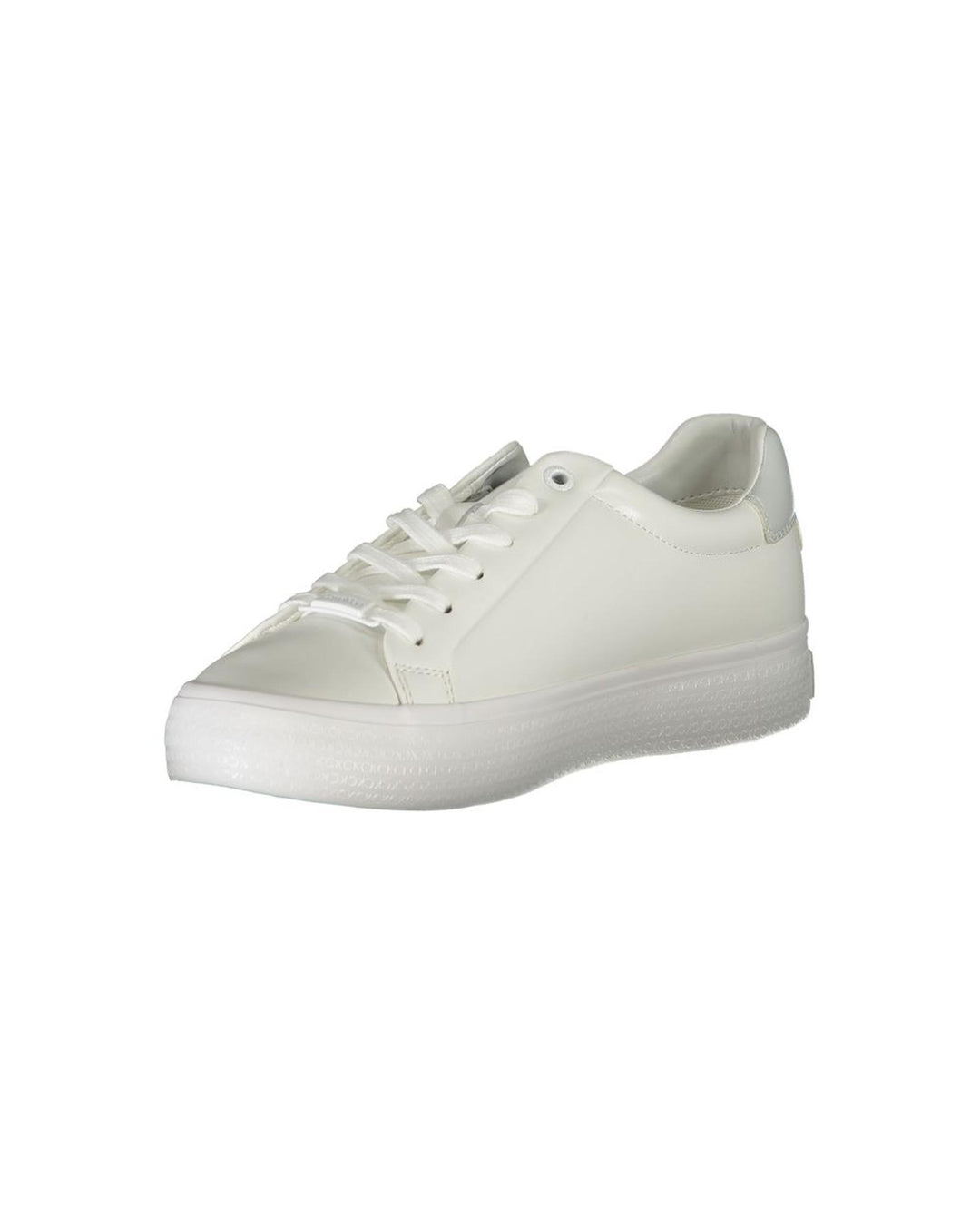 Calvin Klein Women's White Polyester Sneaker - 38 EU