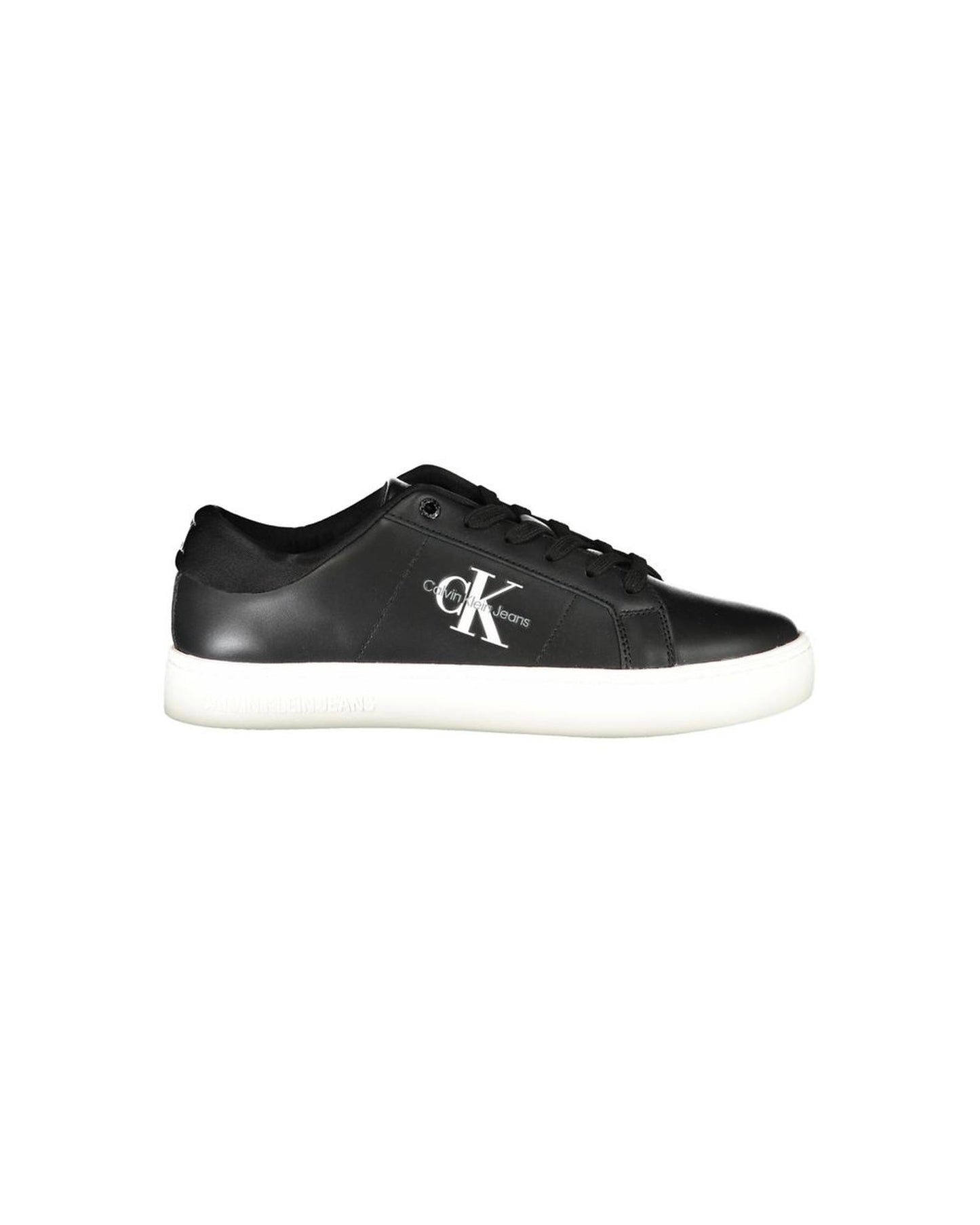 Calvin Klein Men's Black Polyester Sneaker - 42 EU