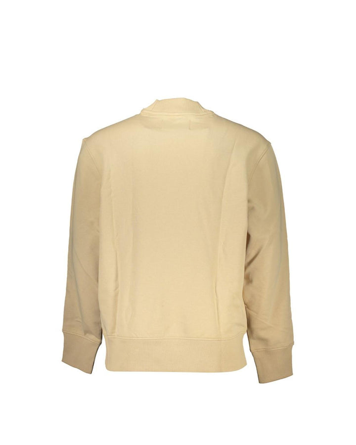 Calvin Klein Men's Beige Cotton Sweater - L