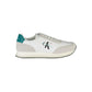 Calvin Klein Men's White Polyester Sneaker - 40 EU