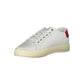 Calvin Klein Men's White Polyester Sneaker - 40 EU