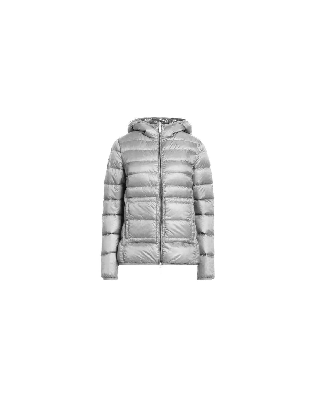 Centogrammi Women's Gray Nylon Jackets & Coat - M