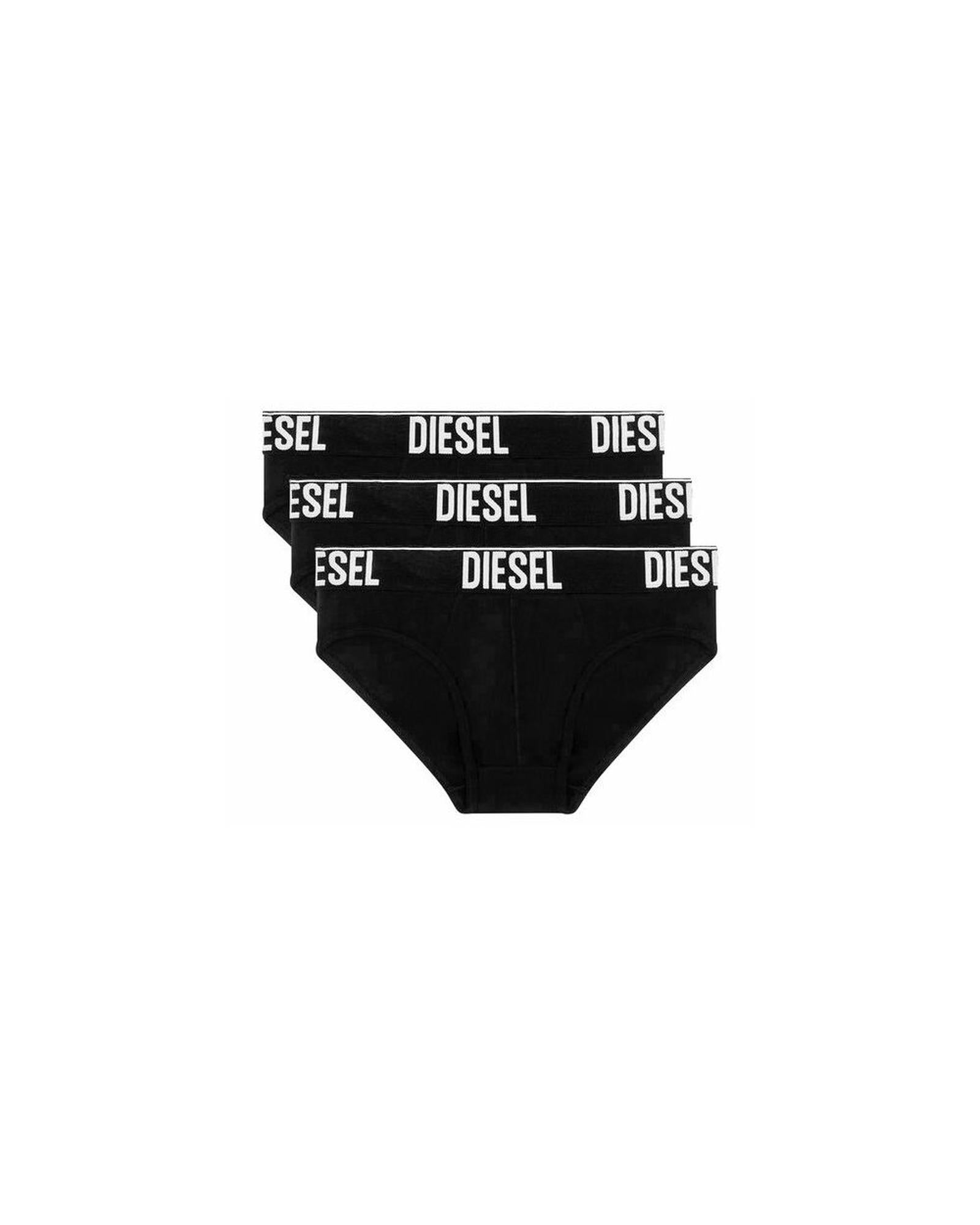 Diesel Men's Black Cotton Underwear - L