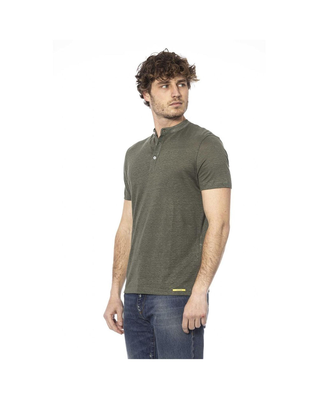 Distretto12 Men's Army Linen T-Shirt - XL