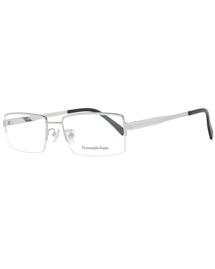 Ermenegildo Zegna Men's Silver  Optical Frames - One Size