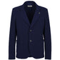 Fred Mello Men's Blue Cotton Blazer - 3XL