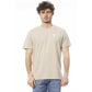 Invicta Men's Beige Cotton T-Shirt - L