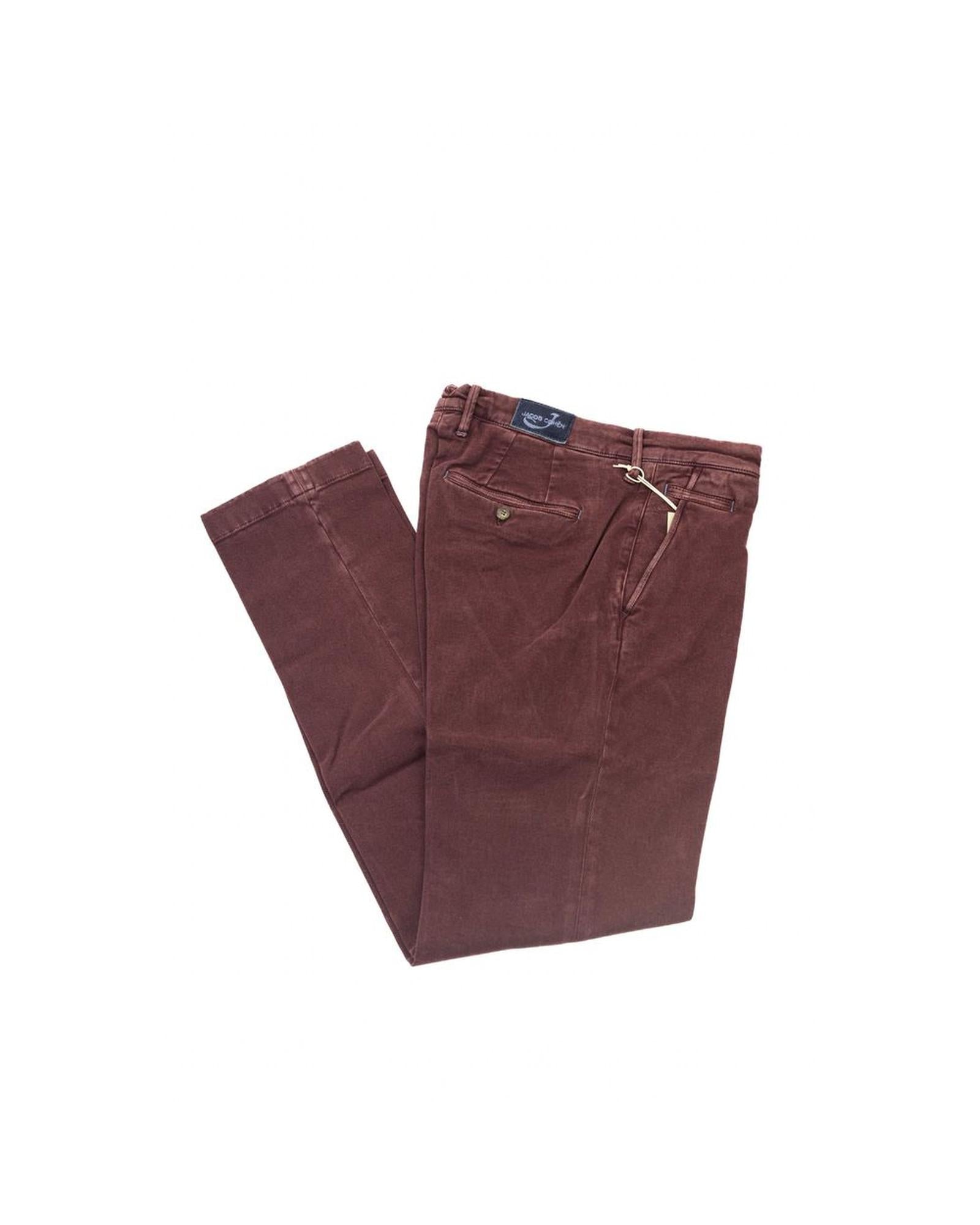 Jacob Cohen Men's Burgundy Cotton Jeans & Pant - W33 US