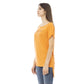 Just Cavalli Women's Orange Cotton Tops & T-Shirt - L