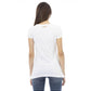 Just Cavalli Women's White Cotton Tops & T-Shirt - L