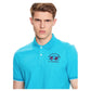 La Martina Men's Light Blue Cotton Polo Shirt - L