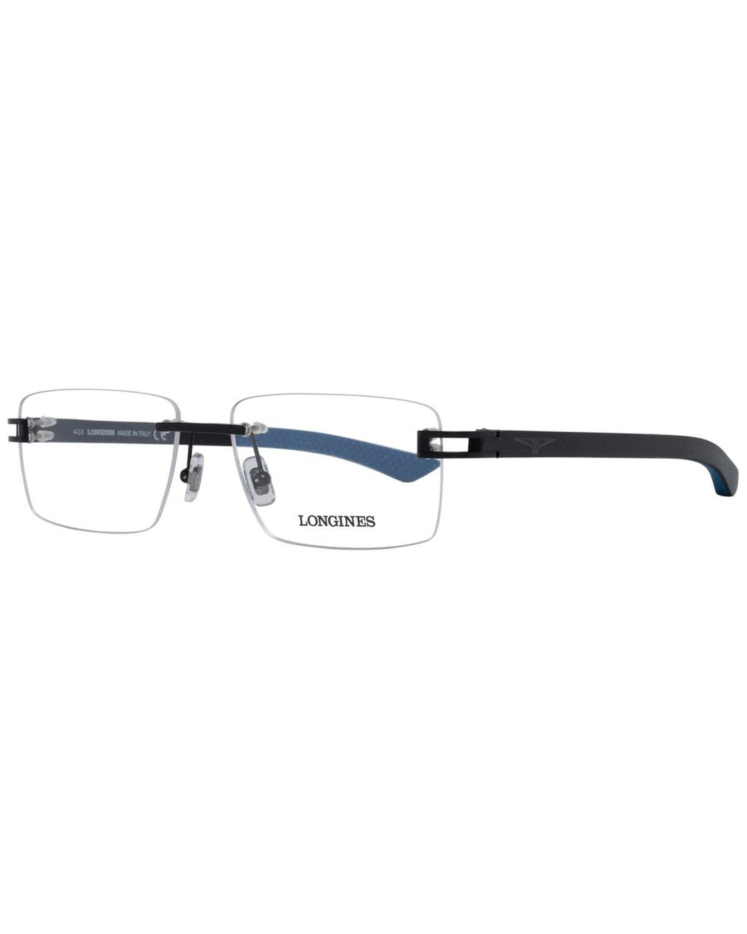 Longines Men's Black  Optical Frames - One Size