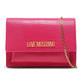 Love Moschino Women's Fuchsia Artificial Leather Crossbody Bag - One Size