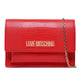 Love Moschino Women's Red Artificial Leather Crossbody Bag - One Size