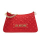 Love Moschino Women's Red Artificial Leather Crossbody Bag - One Size