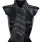 Missoni Men's Gray Striped Wool Unisex Neck Wrap Fringes Scarf - One Size