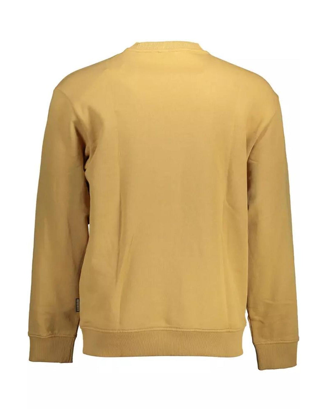 Napapijri Men's Beige Cotton Sweater - M