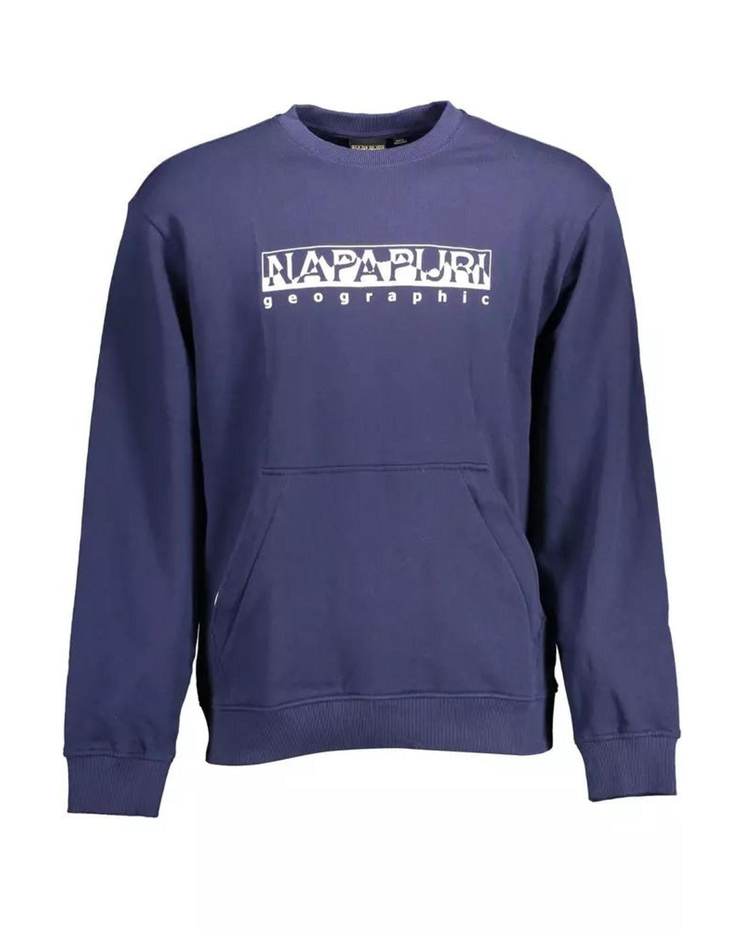 Napapijri Men's Blue Cotton Sweater - M