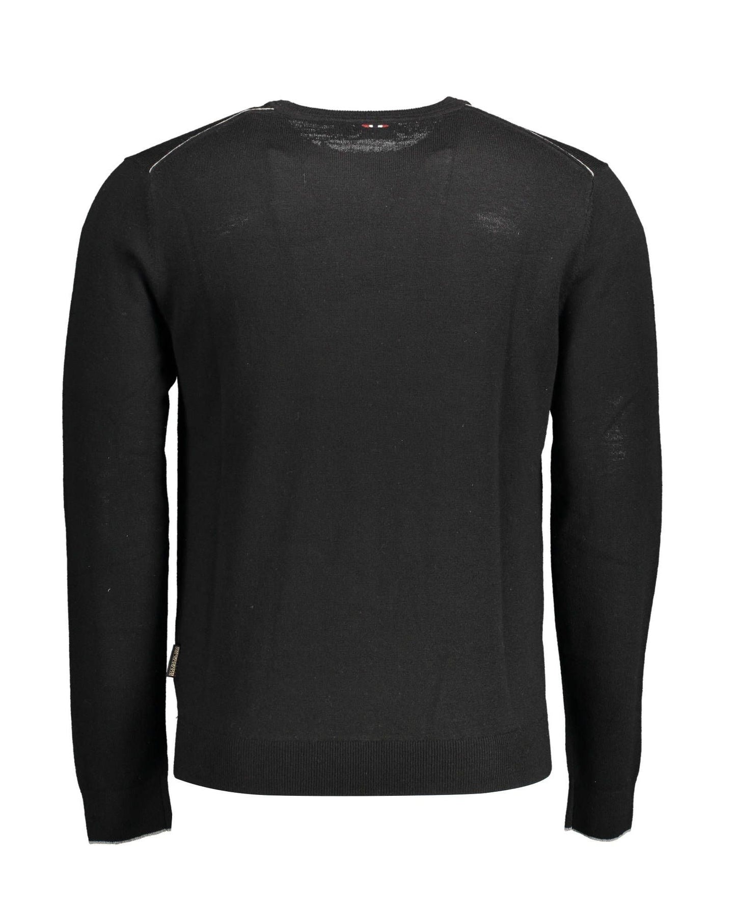 Napapijri Men's Black Wool Shirt - M