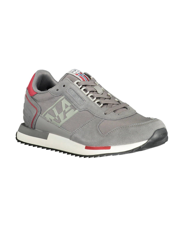 Napapijri Men's Gray Polyester Sneaker - 40 EU