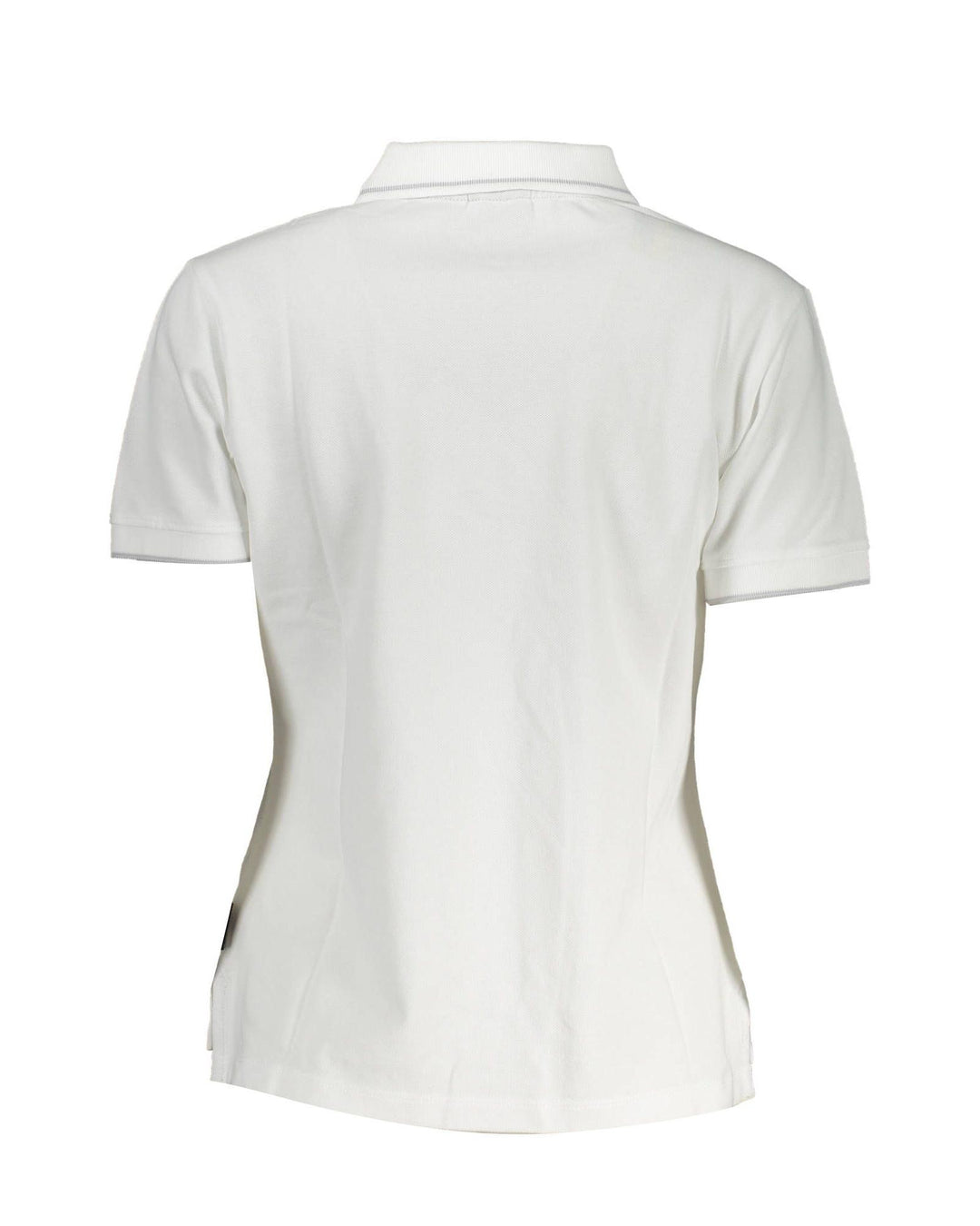 Napapijri Men's White Cotton Polo Shirt - L