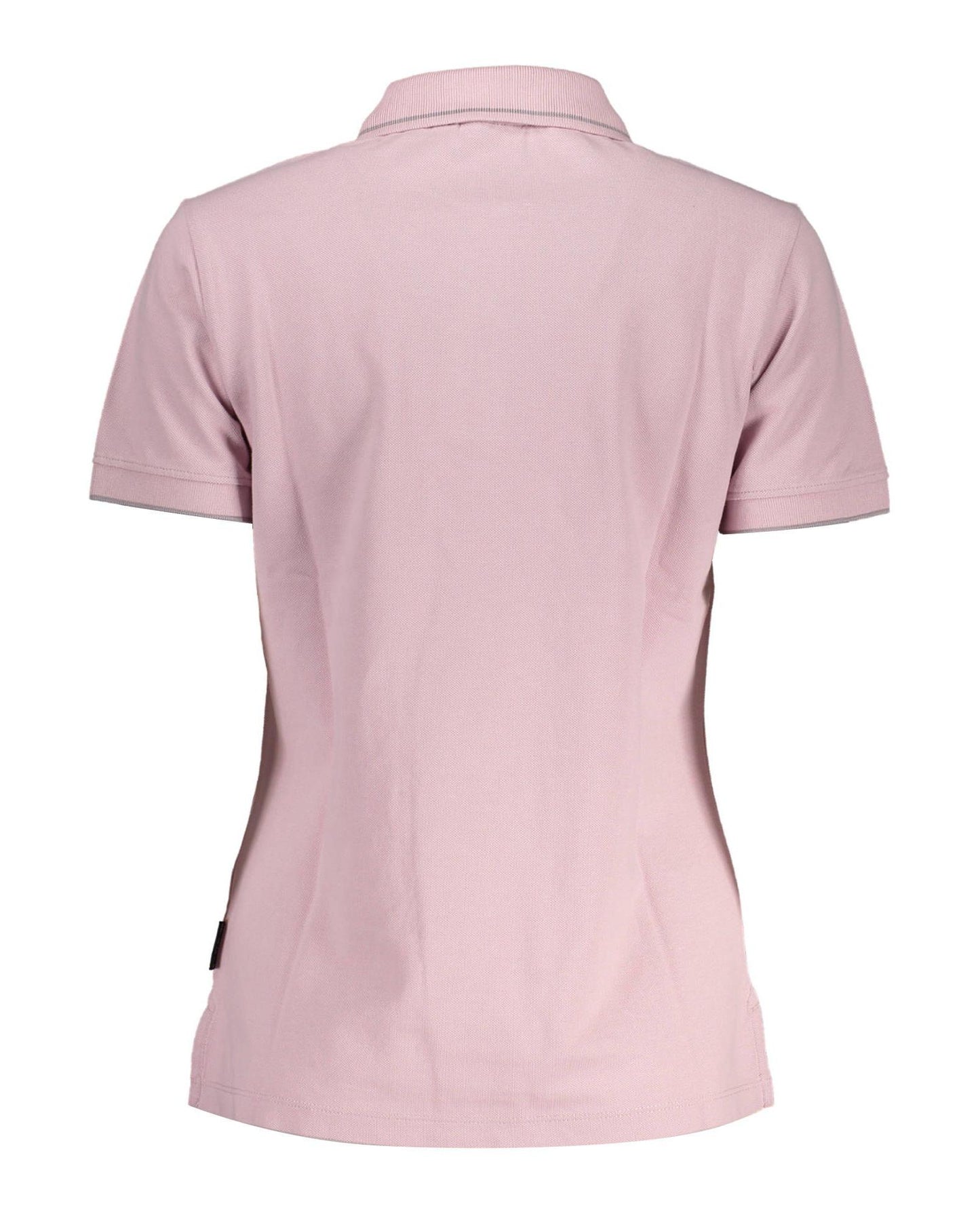 Napapijri Men's Pink Cotton Polo Shirt - L