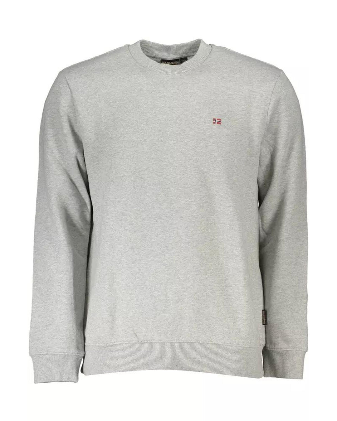 Napapijri Men's Gray Cotton Sweater - S