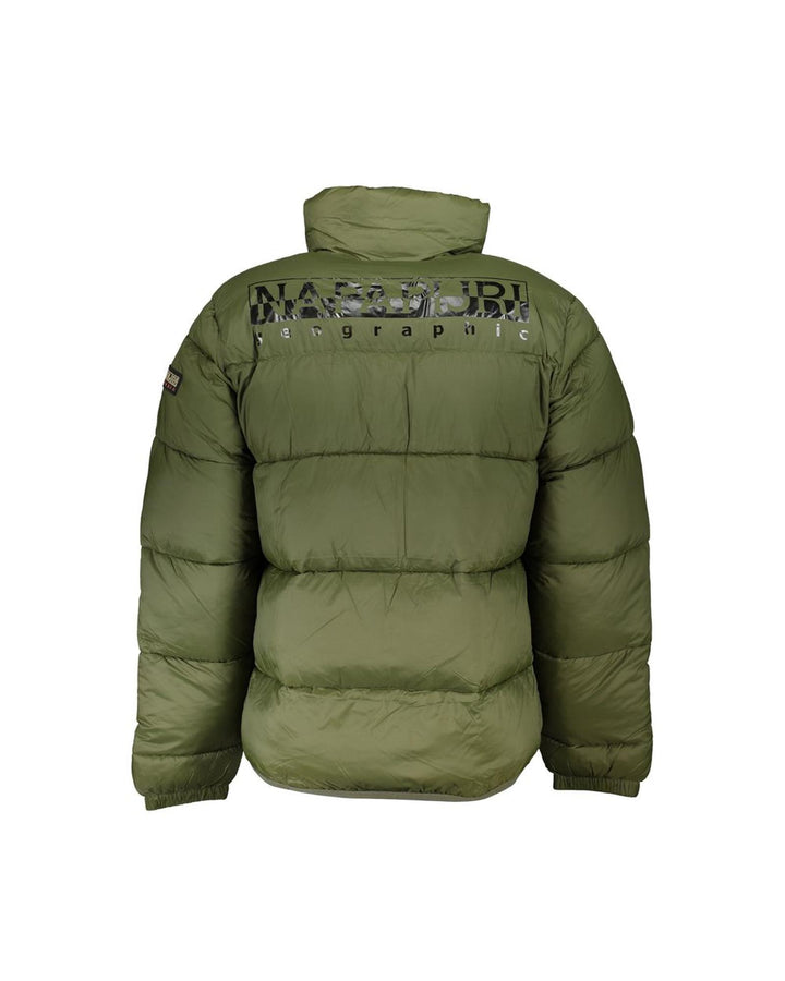 Napapijri Men's Green Polyamide Jacket - M