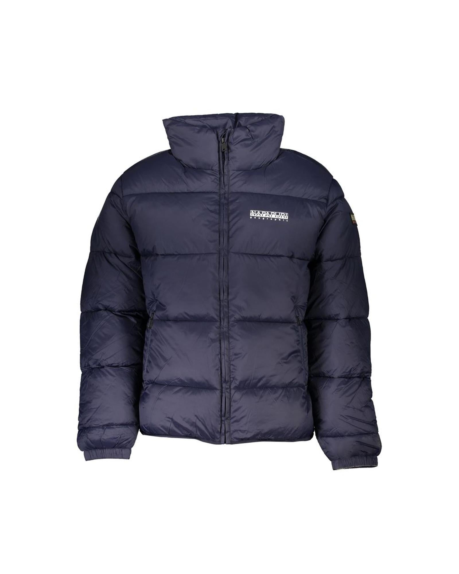 Napapijri Men's Blue Polyamide Jacket - 2XL