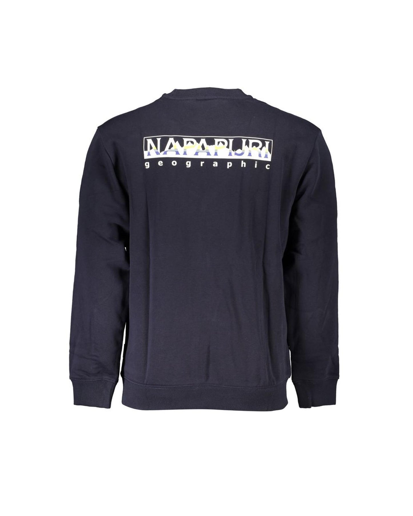 Napapijri Men's Blue Cotton Sweater - M