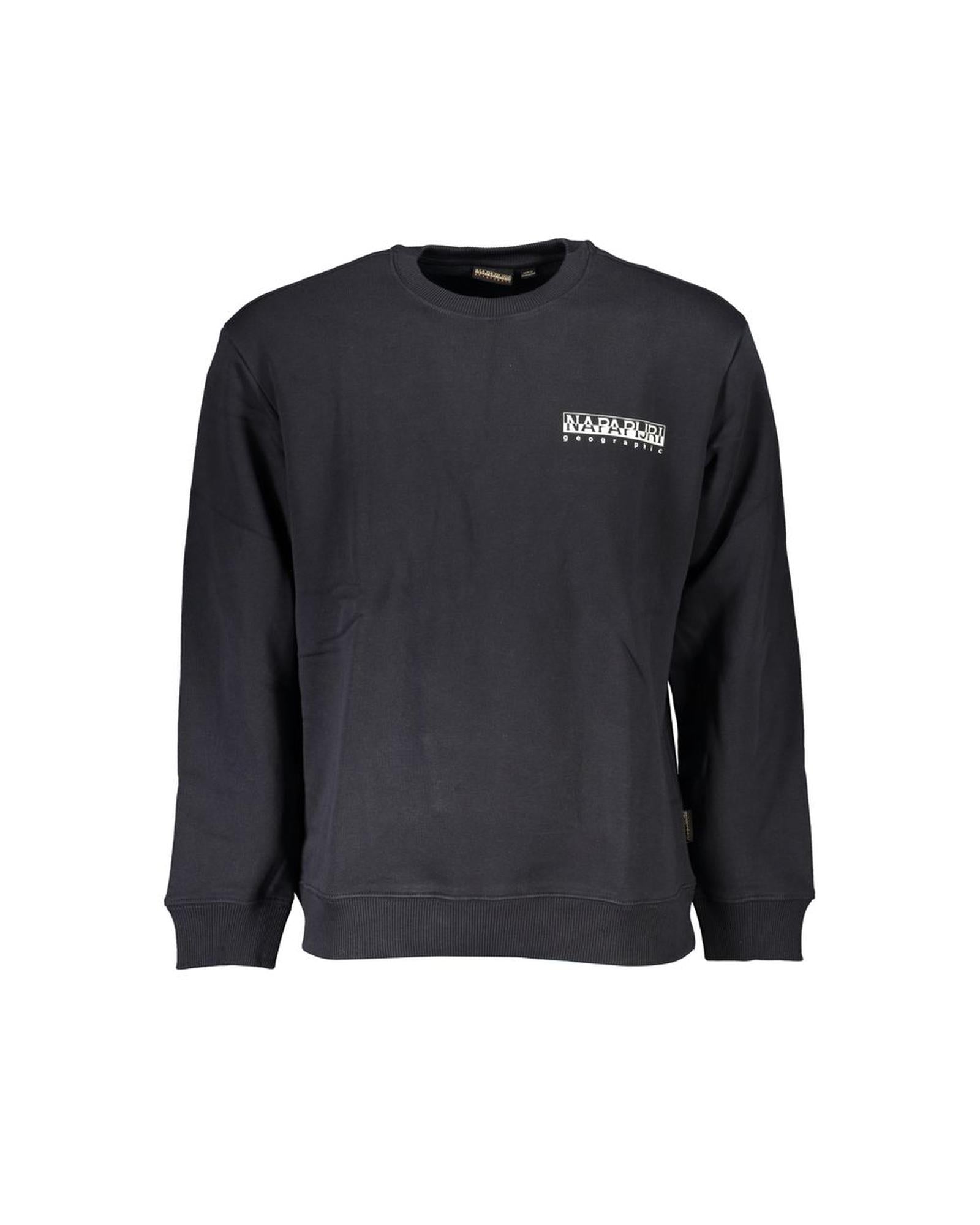 Napapijri Men's Black Cotton Sweater - L